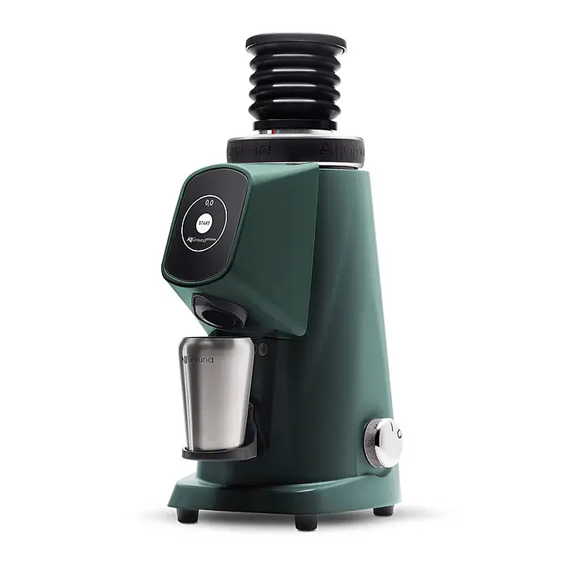 Fiorenzato AllGround Probrew On Demand Kahve Değirmeni, 64 mm, Forest Green, Paslanmaz Çelik Bardak - 2