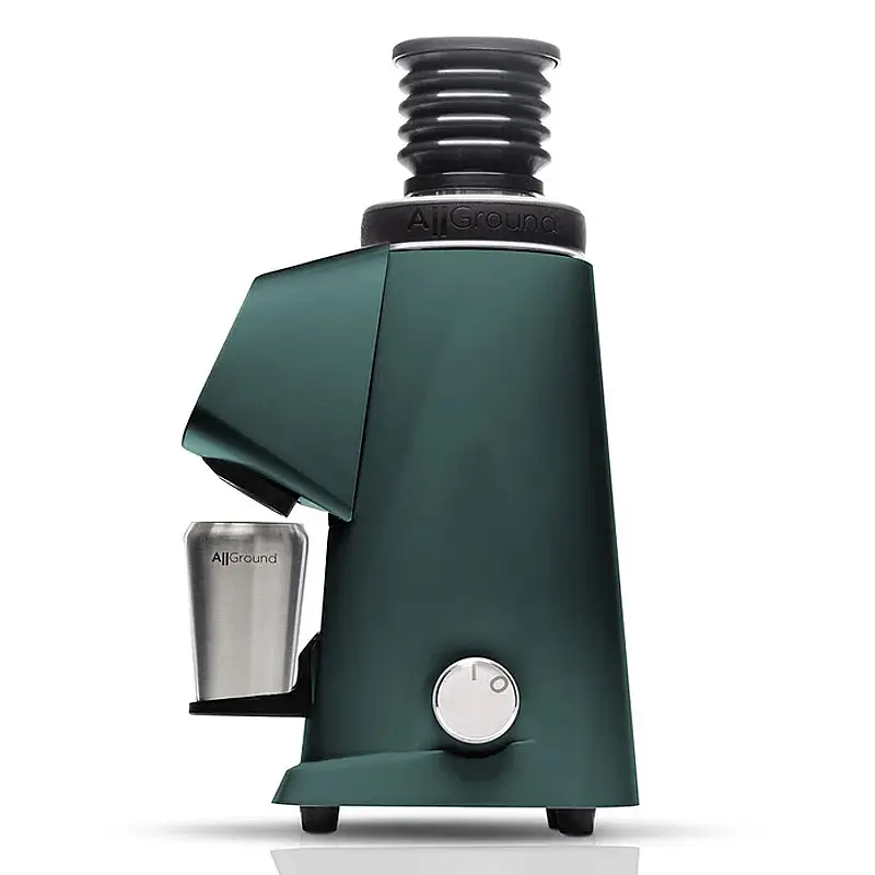 Fiorenzato AllGround Probrew On Demand Kahve Değirmeni, 64 mm, Forest Green, Paslanmaz Çelik Bardak - 3