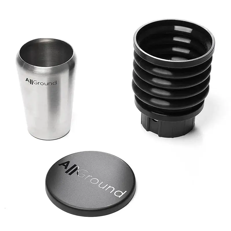 Fiorenzato AllGround Probrew On Demand Kahve Değirmeni, 64 mm, Forest Green, Paslanmaz Çelik Bardak - 4