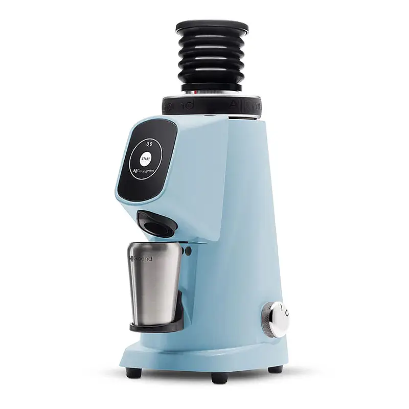 Fiorenzato AllGround Probrew On Demand Kahve Değirmeni, 64 mm, Pastel Blue, Paslanmaz Çelik Bardak - 2