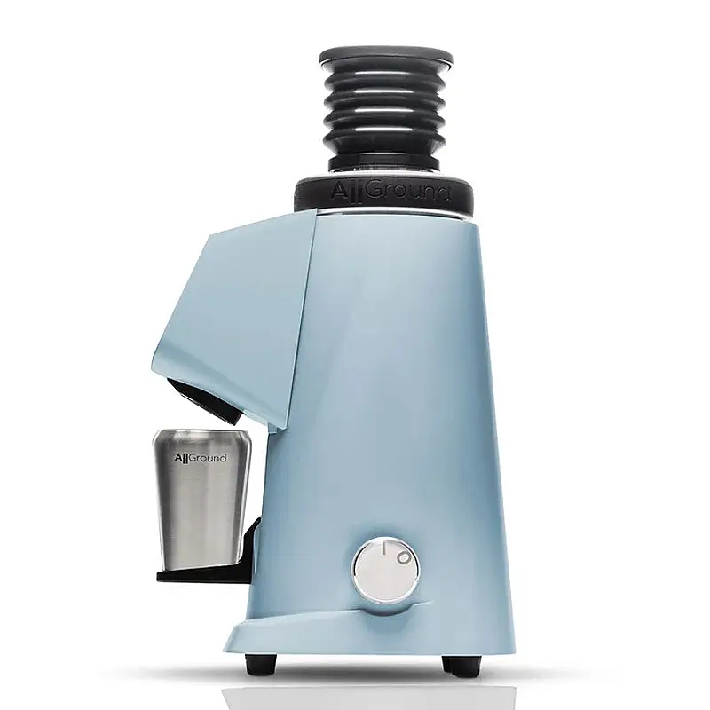 Fiorenzato AllGround Probrew On Demand Kahve Değirmeni, 64 mm, Pastel Blue, Paslanmaz Çelik Bardak - 3