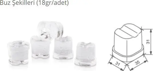 Frozy FR50G Gurme Buz Makinesi 47 kg/gün - 2