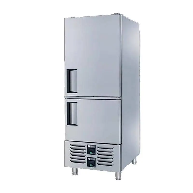 Iceinox VTK 700 CR Dikey Kombi Tip Buzdolabı, Paslanmaz Çelik, 2 Kapılı - 1