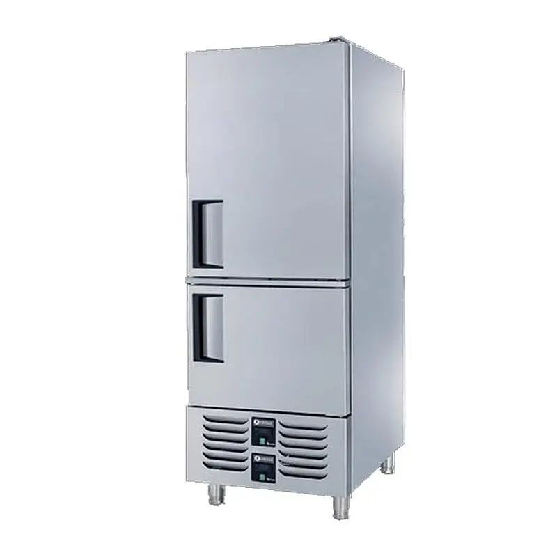 Iceinox VTK 700 Dikey Kombi Tip Buzdolabı, Paslanmaz Çelik, 2 Kapılı - 1