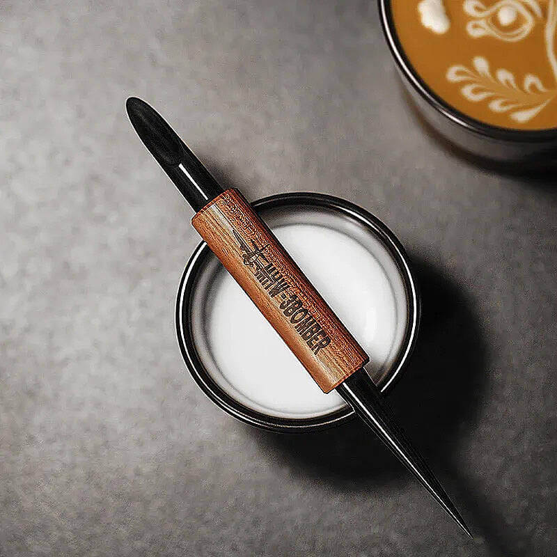 MHW-3Bomber CN5400R-OS Rosewood Latte Art Kalemi, Paslanmaz Çelik, 14.2 cm - 2