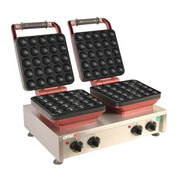 Omake Waffle Makinesi, Zaman Ayarlı, İkili, WFL21.E22, Balls - 1