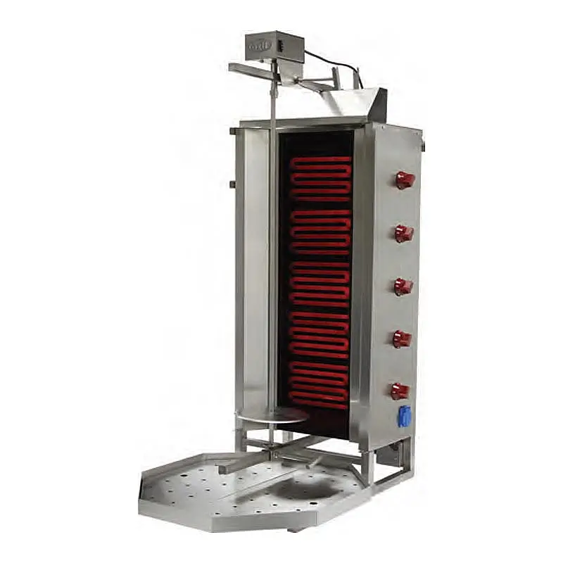 Öztiryakiler 5E Model Üstten Motorlu Döner Ocağı, 5 Radyanlı, Elektrikli, 120 kg Et Kapasitesi - 1