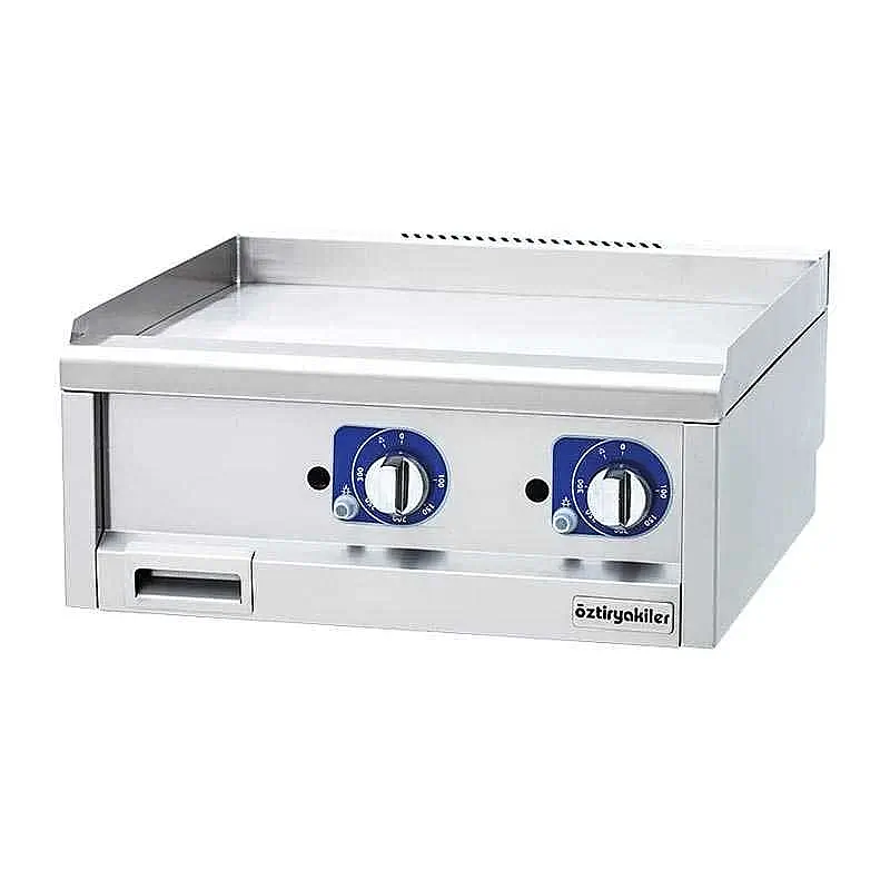 Öztiryakiler 600 Seri Set Üstü Grill Plate, 60x60x26 cm, Elektrikli, Karbon Çelik Yüzey - 1