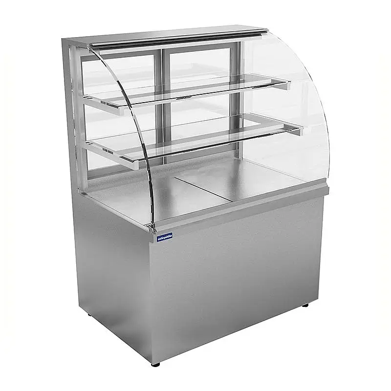 Öztiryakiler Bombe Camlı Nötr Teşhir Dolabı, 480 Lt, 70x200x135 cm. - 1