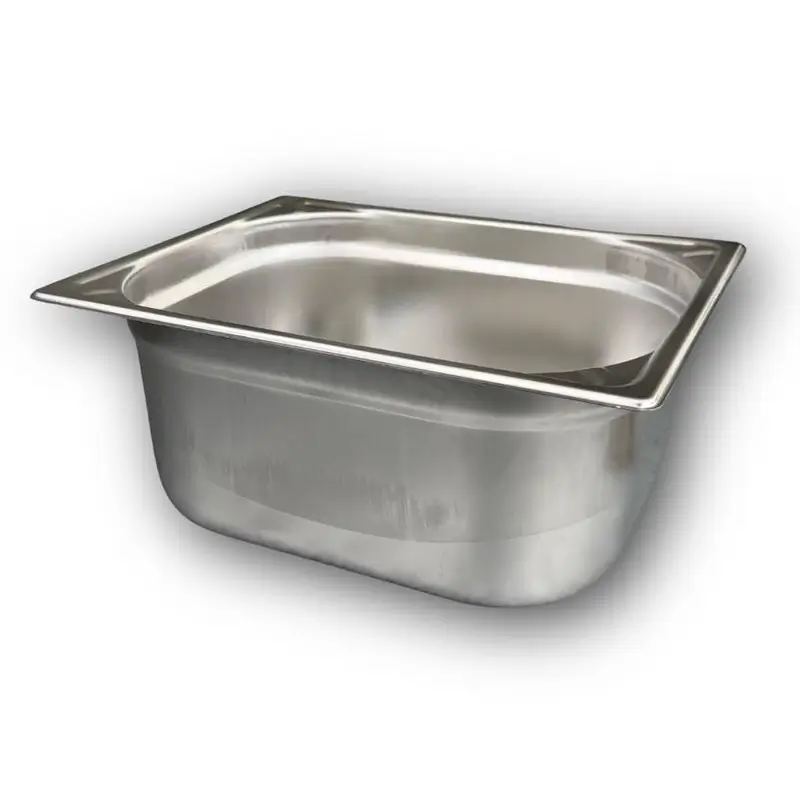 Öztiryakiler GN 1/2-150 mm Köşe Desenli Gastronorm Küvet, Paslanmaz Çelik - 2