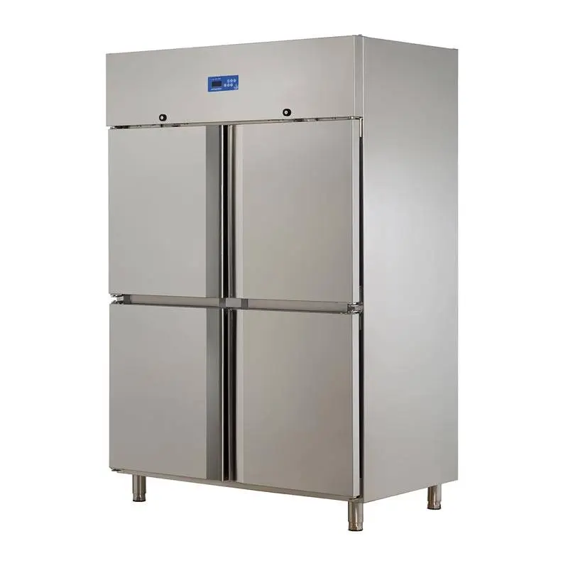 Öztiryakiler GN 1200 NMV Dik Tip Monoblok Buzdolabı, 4 Yarım Kapılı, 1400 Lt. - 1