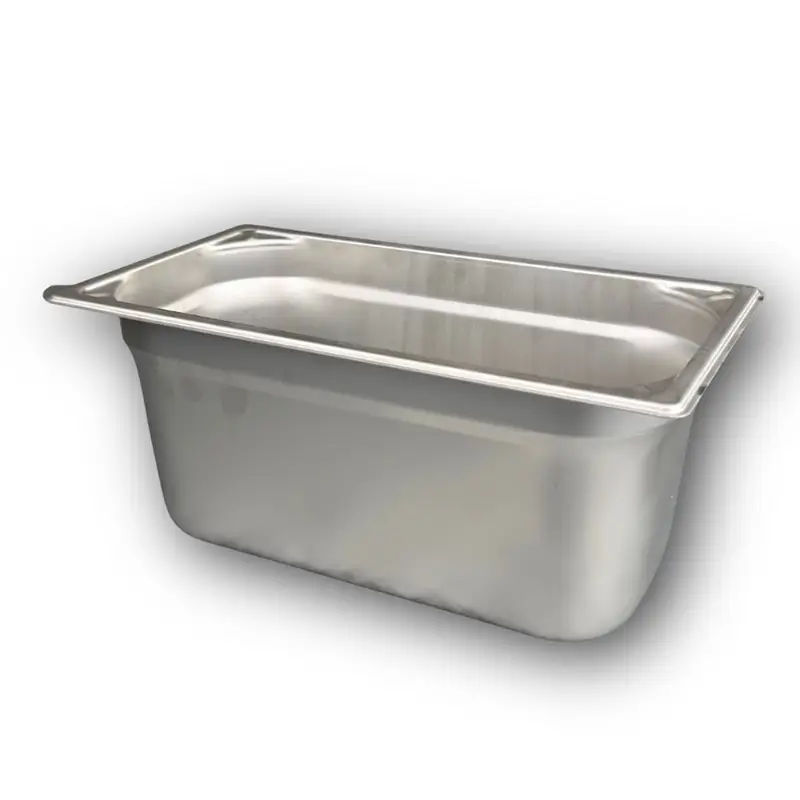Öztiryakiler GN 1/3-150 mm Köşe Desenli Gastronorm Küvet, Paslanmaz Çelik - 2