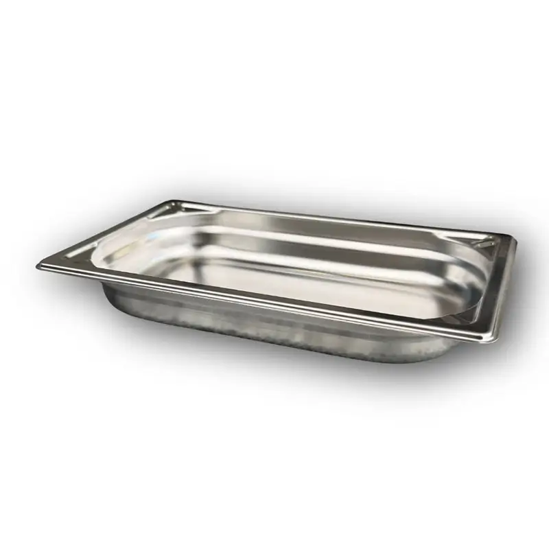Öztiryakiler GN 1/4-40 mm Köşe Desenli Gastronorm Küvet, Paslanmaz Çelik - 2