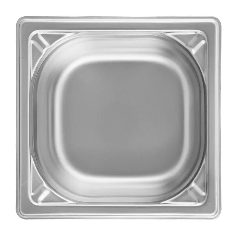 Öztiryakiler GN 1/6-150 mm Köşe Desenli Gastronorm Küvet, Paslanmaz Çelik - 1