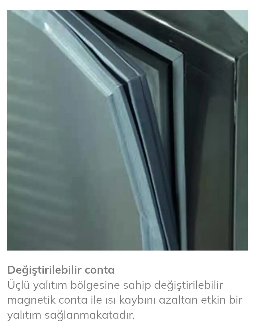 Öztiryakiler GN 600 NMV Tek Kapılı Dikey Tip Buzdolabı, Monoblok, Led Aydınlatmalı, 700 Lt. - 5