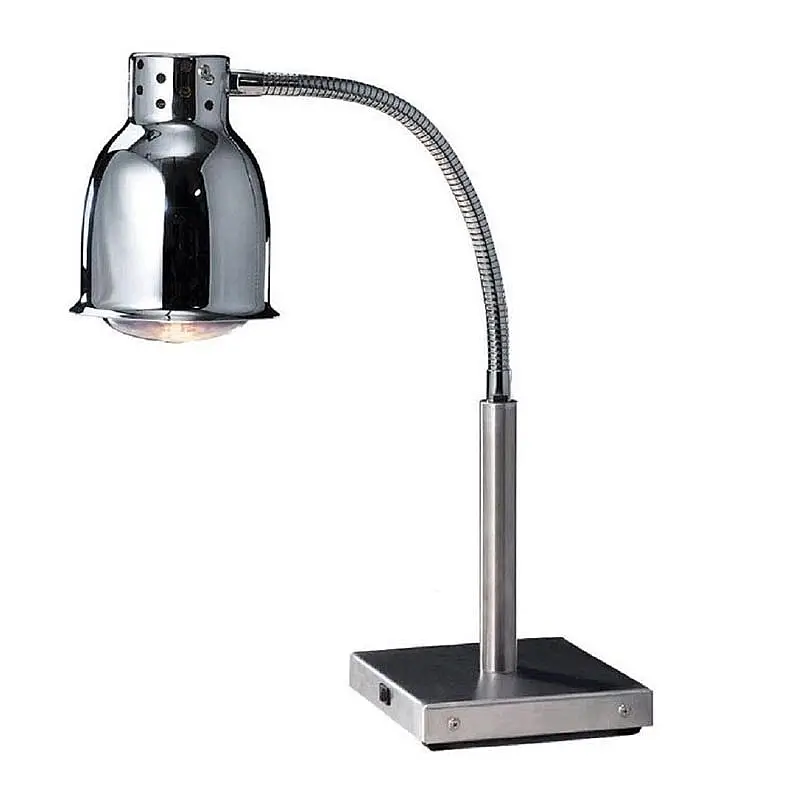 Öztiryakiler MRFHL11 Standlı Ayarlanabilir Kollu Sıcak Tutucu Lamba, 22x28x80 cm, Krom, 360 Derece Ayarlanabilir Kollu - 1