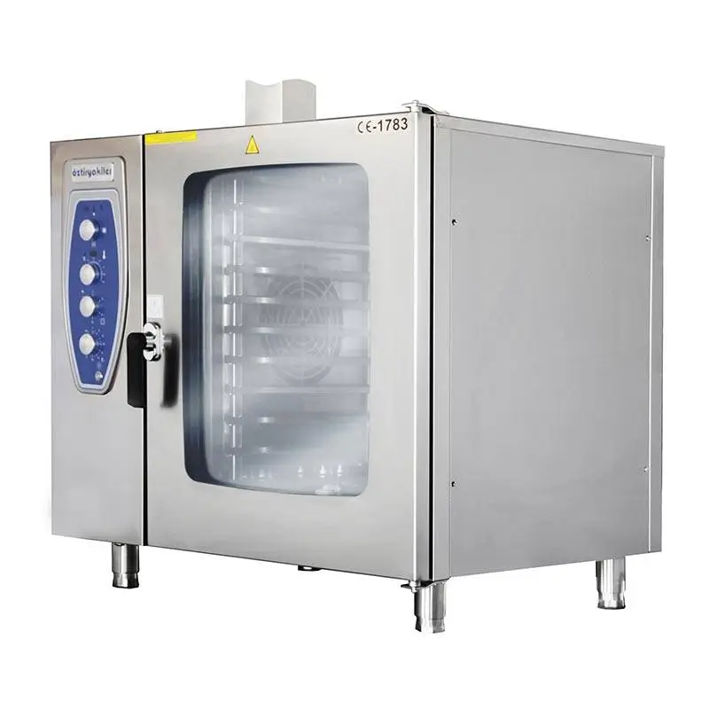 Öztiryakiler OKFG 101 Konveksiyonlu Kızaklı Fırın, Emniyet Termostatlı, GN 1/1 10 Tepsi Kapasiteli, Gazlı - 1
