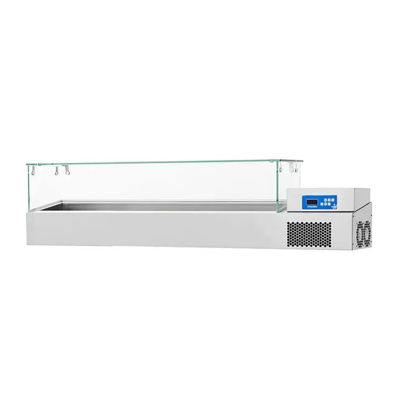 Öztiryakiler PZ35 E3 Yatay Tip Tezgah Üstü Pizza Hazırlık Ünitesi, 5 x GN 1/4, Elektrikli - 1