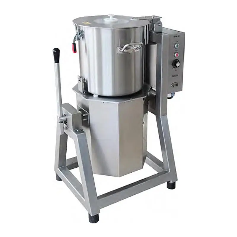 Öztiryakiler SPM 50 2-SPD Çift Devirli Sebze Parçalama ve Humus Makinesi, 50 Lt, Trifaze, Sessiz - 1