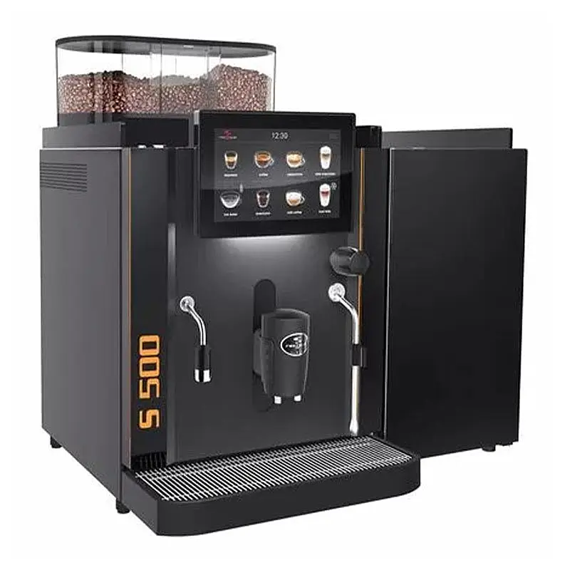 Rex Royal S500 MCST-CF Süper Otomatik Espresso Kahve Makinesi, Dokunmatik Ekran - 1