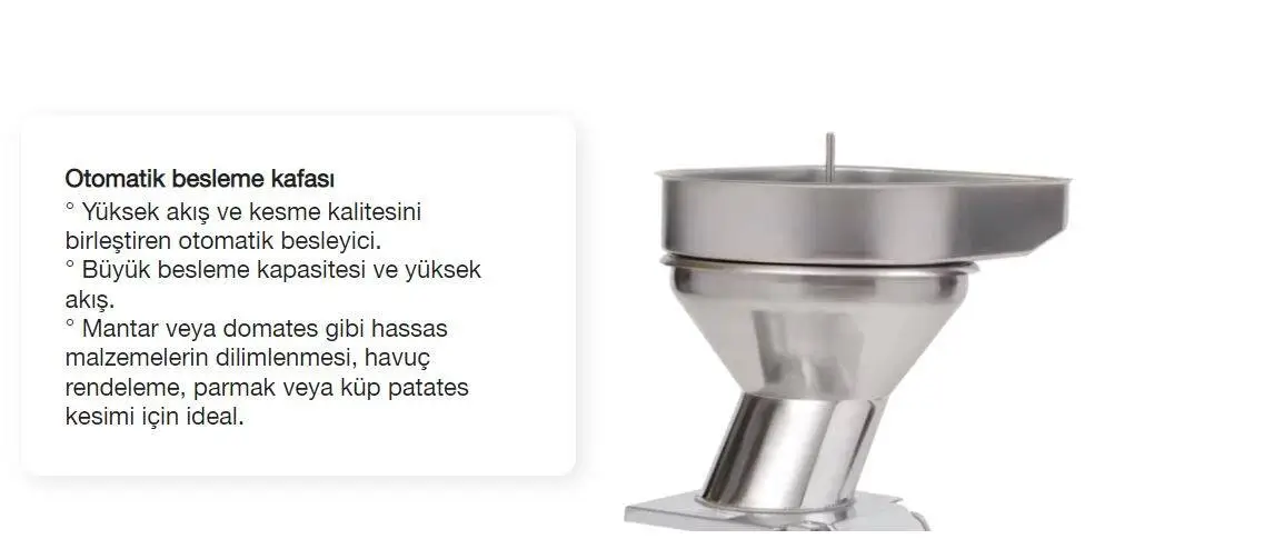 Robot Coupe CL 60 Sebze Doğrama Makinesi, 2 Kafalı, Çelik Hazne - 2