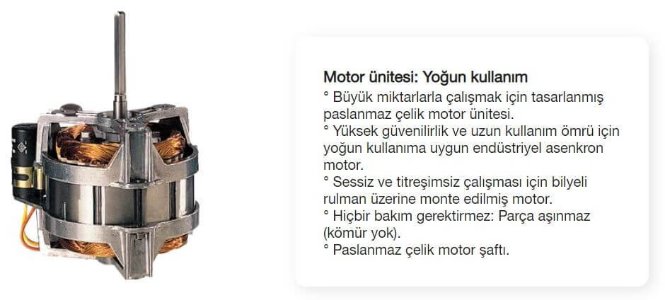 Robot Coupe CL 60 Sebze Doğrama Makinesi, 2 Kafalı, Çelik Hazne - 5