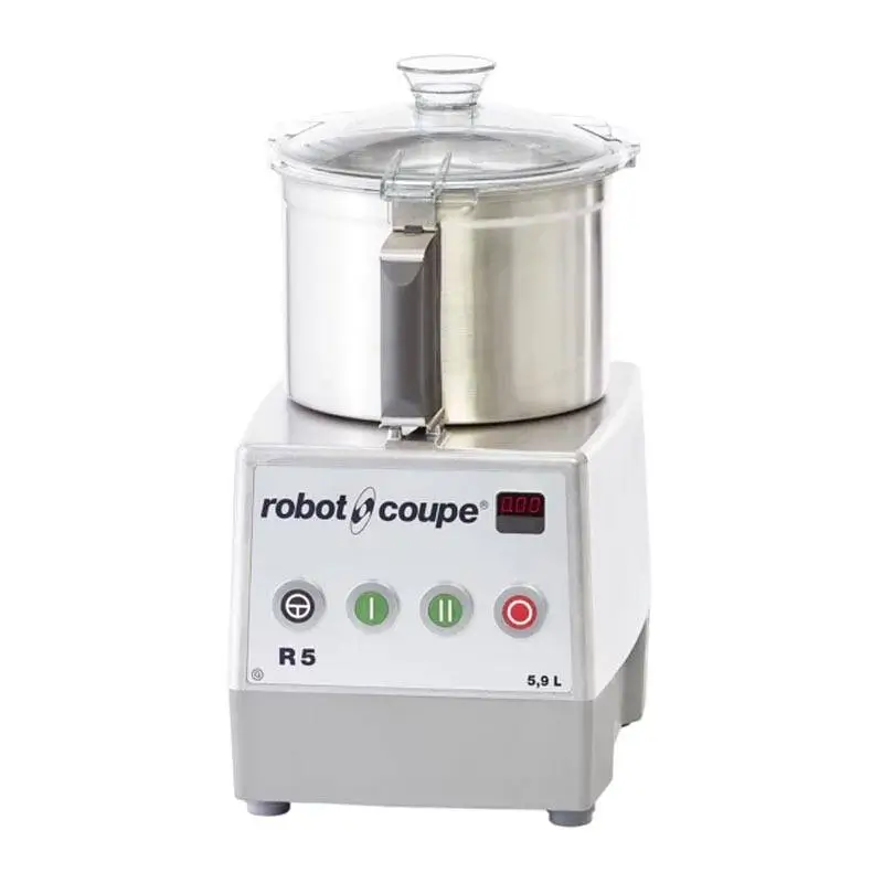 Robot Coupe R 5 Plus 2V Set Üstü Parçalama Makinesi, 5.9 L, 400 V, Çelik Hazne - 1