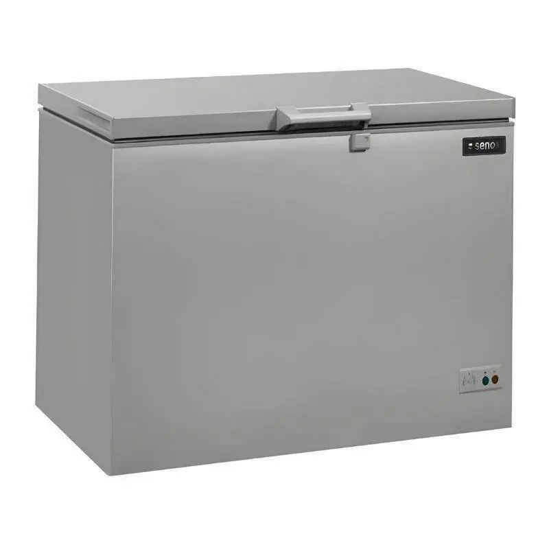 Senox CF 6650 Blok Kapaklı Sandık Tipi Derin Dondurucu, 650 Lt, Inox, Çift Fonksiyonlu, LED Aydınlatmalı - 1