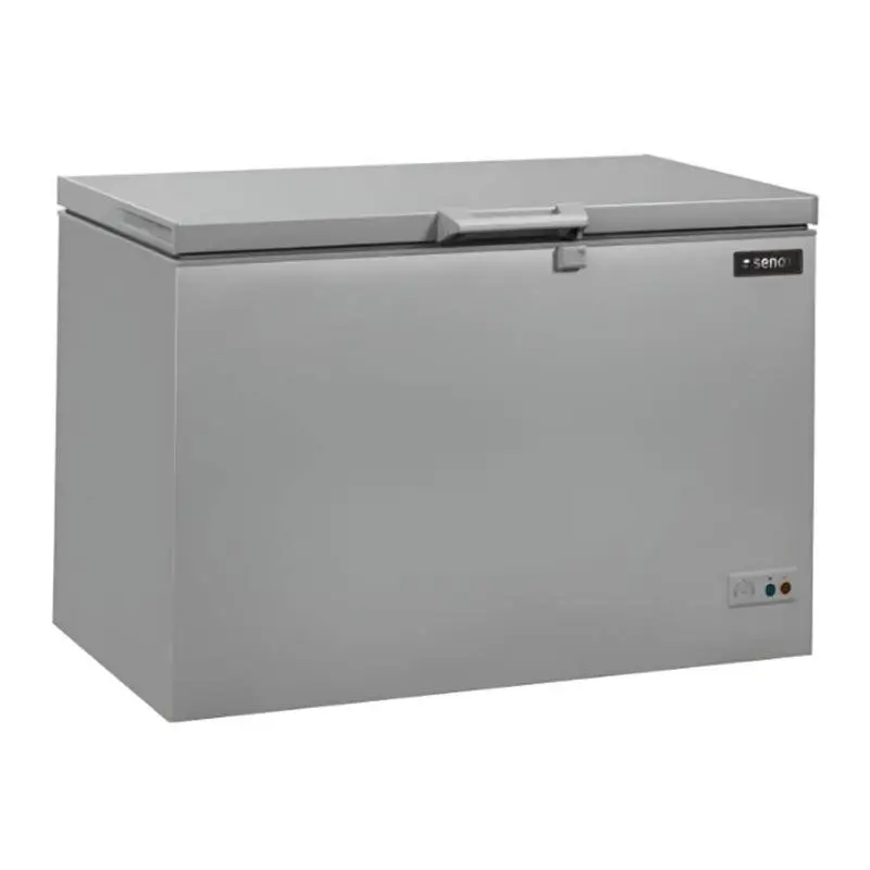 Senox CF5500 Blok Kapaklı Sandık Tipi Endüstriyel Derin Dondurucu, 500 Lt, Krom - 1