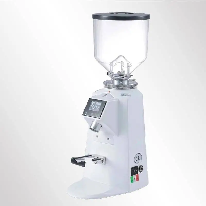 Vosco KD-P50B Dozaj Ayarlı Tam Otomatik Kahve Değirmeni, Dijital Panel, Beyaz - 2