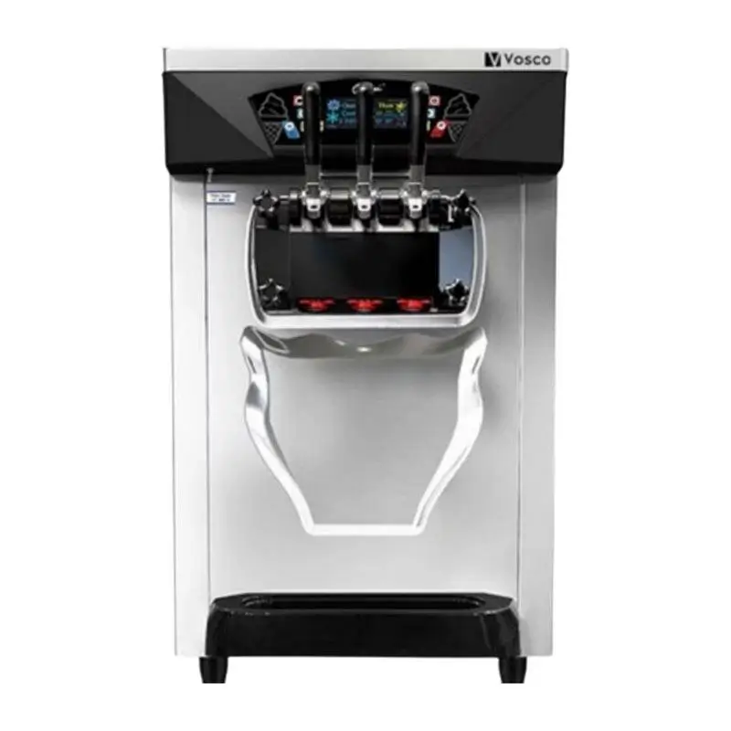 Vosco VBJK-28T 3 Kollu Soft Dondurma Makinesi, Paslanmaz Çelik Bıçaklar, 25 Lt - 1