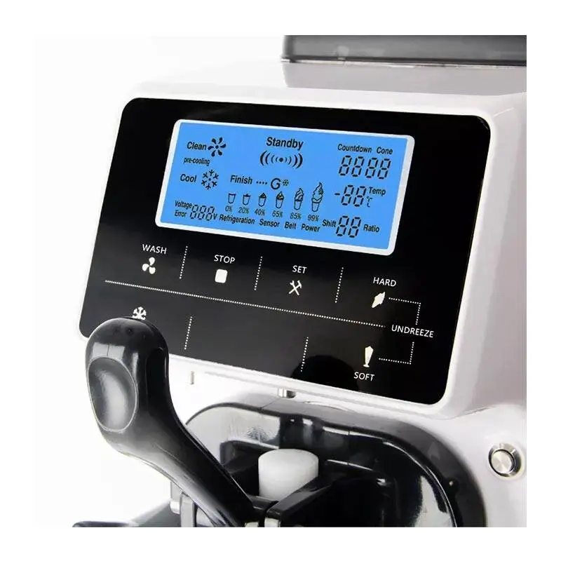 Vosco VST-16EB Soft Dondurma Makinesi, Paslanmaz Çelik Gövde, Beyaz - 3