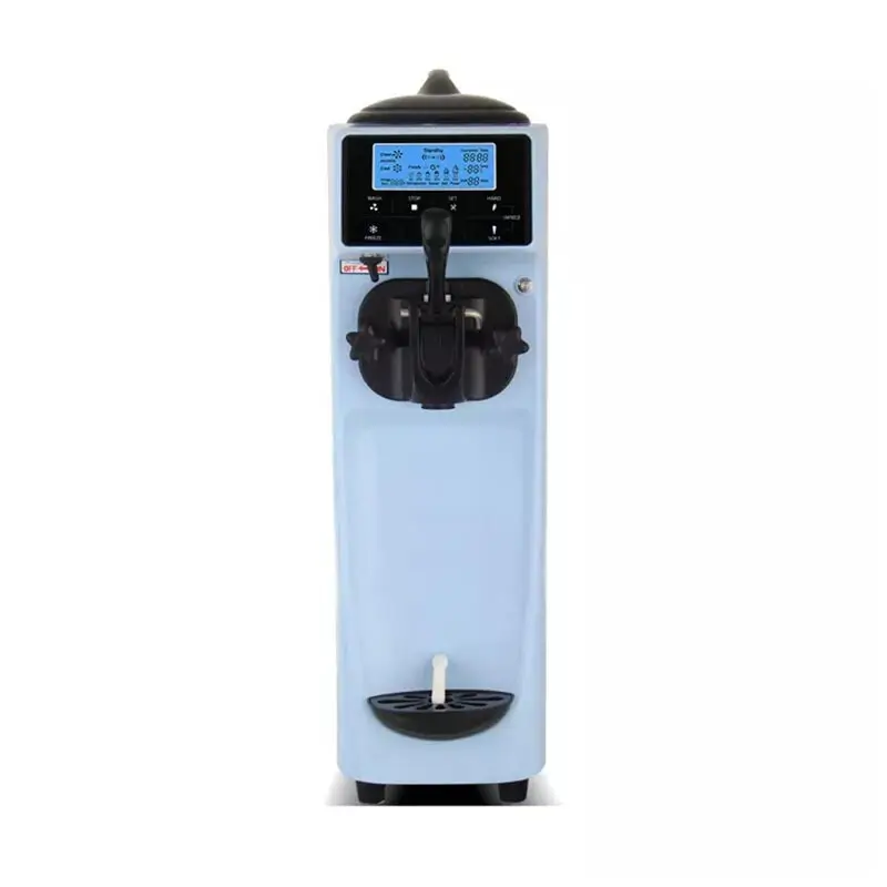 Vosco VST-16EM Soft Dondurma Makinesi, Paslanmaz Çelik Gövde, Mavi - 7