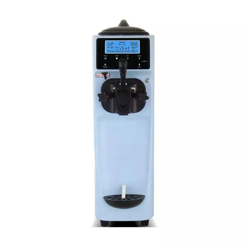 Vosco VST-16EM Soft Dondurma Makinesi, Paslanmaz Çelik Gövde, Mavi - 7