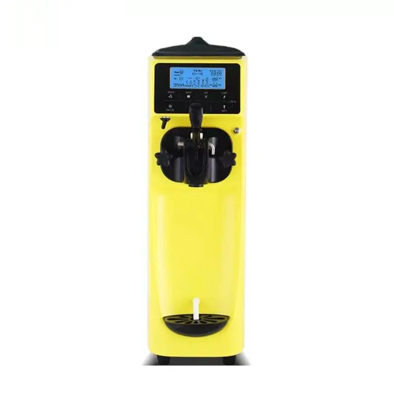 Vosco VST-16ES Soft Dondurma Makinesi, Paslanmaz Çelik Gövde, Sarı - 5