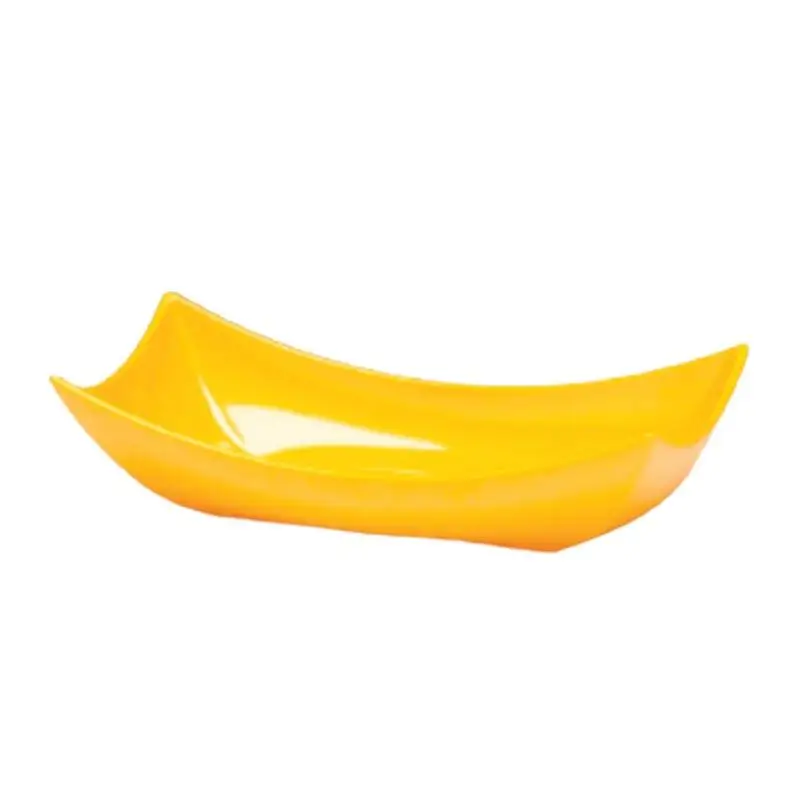Zicco K-1523 Teşhir Tabağı, Melamin, Sarı, 14.5x28 cm - 1