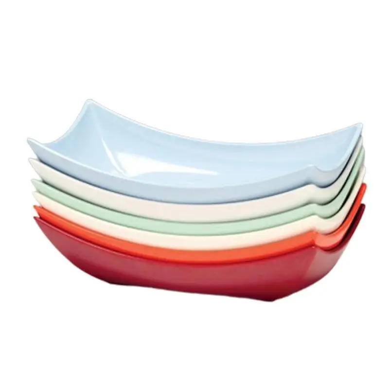 Zicco K-1523 Teşhir Tabağı, Melamin, Yeşil, 14.5x28 cm - 1