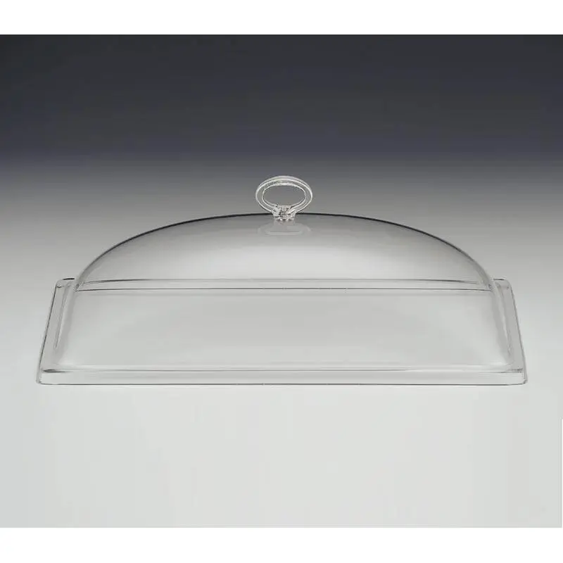 Zicco K-2044 Akrilik Tepsi Kapağı, Dikdörtgen, Şeffaf, 18x35 cm - 1