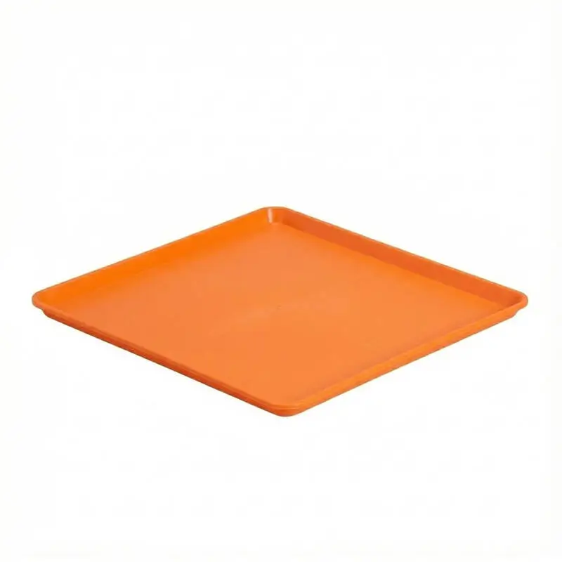 Zicco K-2060 Teşhir Tabağı, Minimal Tasarım, Melamin, Turuncu, 29x29 cm - 1