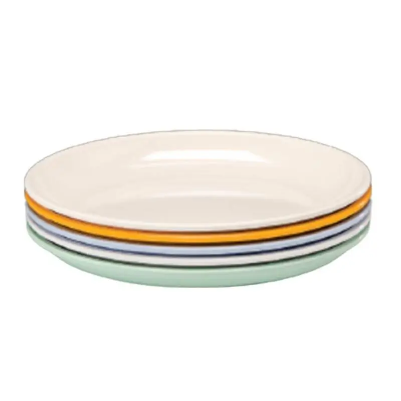 Zicco K-353 Oval Teşhir Tabağı, Melamin, Beyaz, 40.5x29.5x5 cm - 1