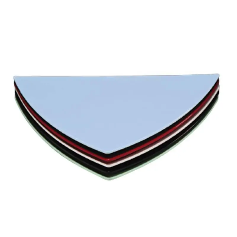 Zicco K-654 Teşhir Tabağı, Üçgen Form, Melamin, Siyah, 47.5 cm - 1