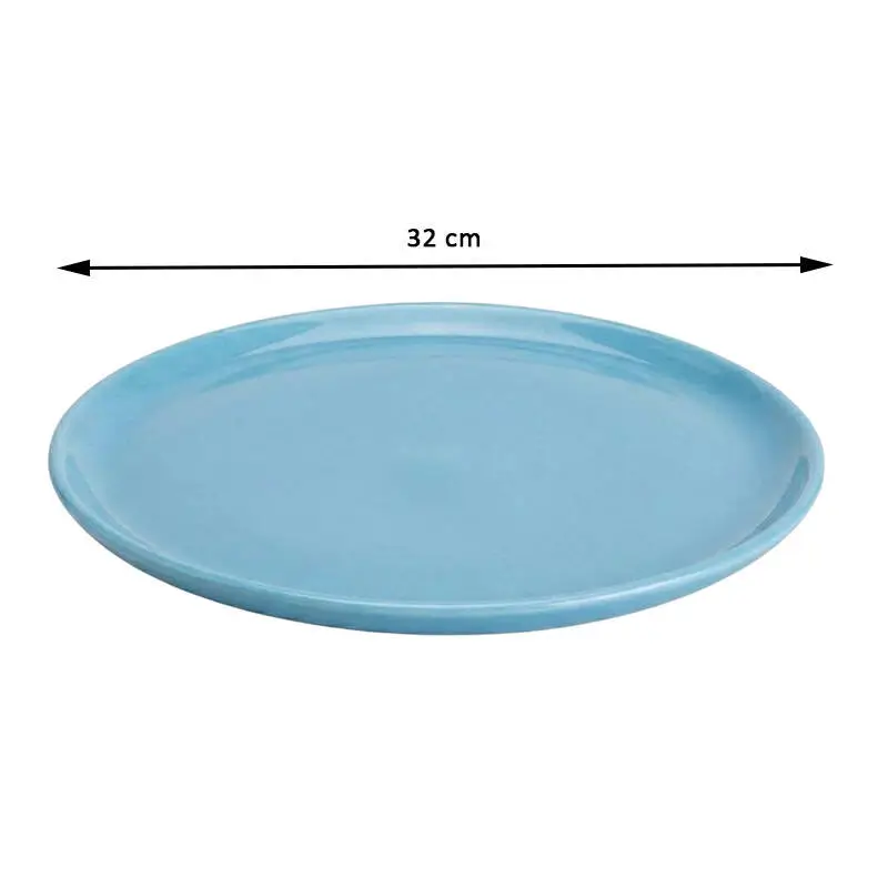 Zicco K-9300 Teşhir Sunum Tepsisi, Taş Model, Melamin, Mavi, 32 cm - 2