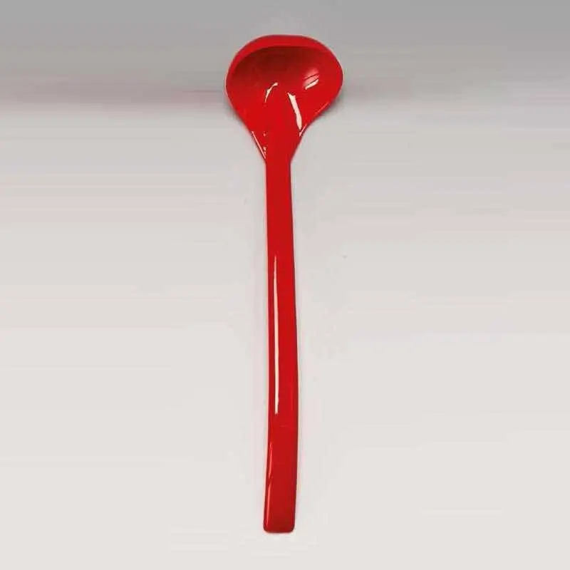 Zicco PDF-350 Çift Taraflı Sos Kepçesi, Polikarbon, Kırmızı, 25 cm - 1