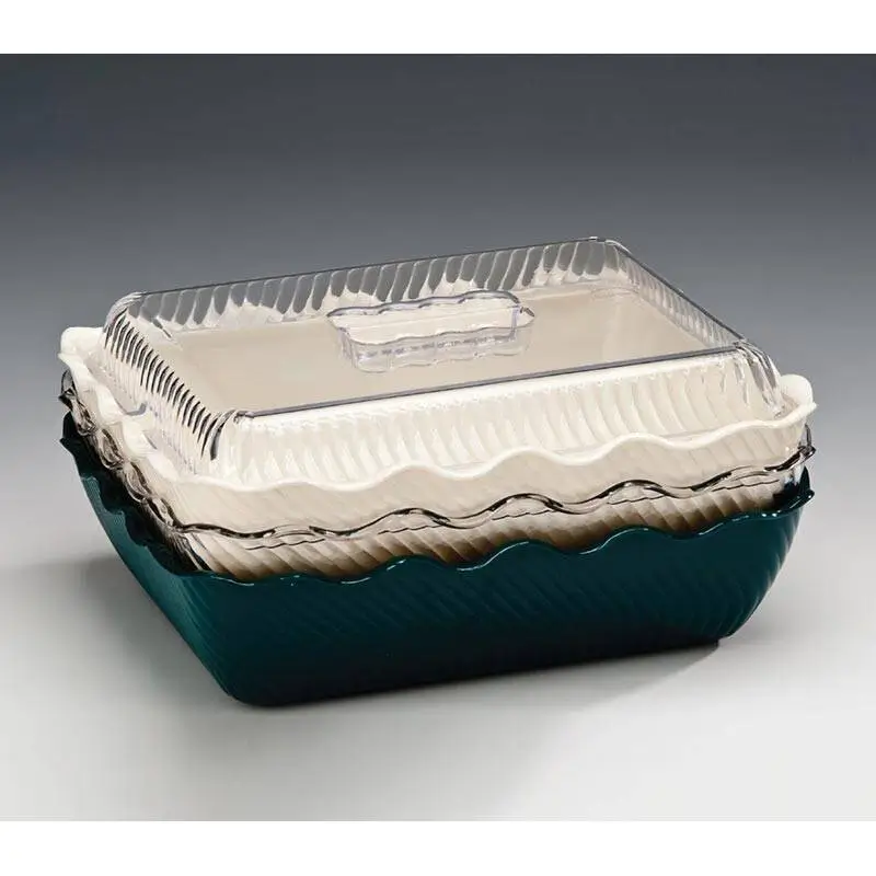 Zicco PDFVB Şeffaf Kapaklı Küvet, 27x34 cm - 1
