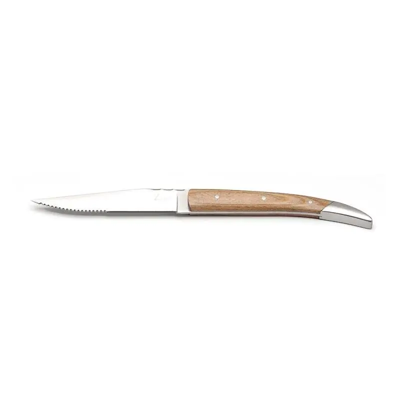 Zicco ST-03 Steak Bıçak, Açık Kahverengi, 23 cm - 1