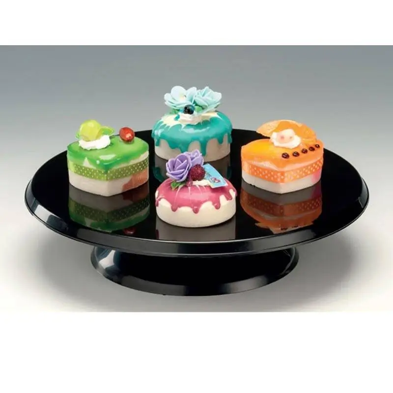 Zicco ZCB-B30 Ayaklı ABS Pasta Standı, Siyah, 30 cm - 1
