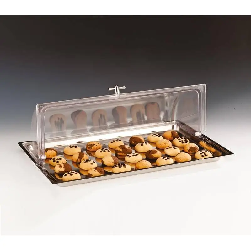 Zicco ZCP-018 Muhafaza Kabı, Rolltop Kapaklı, Çelik Tepsili, GN 1/1, 56x36x18 cm - 1