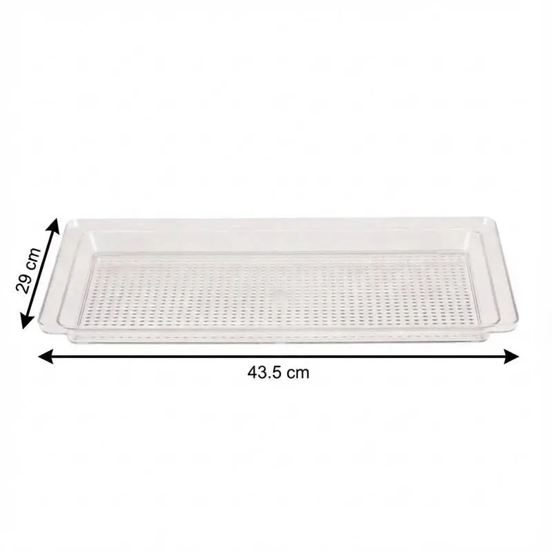 Zicco ZCP-054 Kurabiye Tepsisi, Polikarbon, Şeffaf, 29x43.5 cm - 2