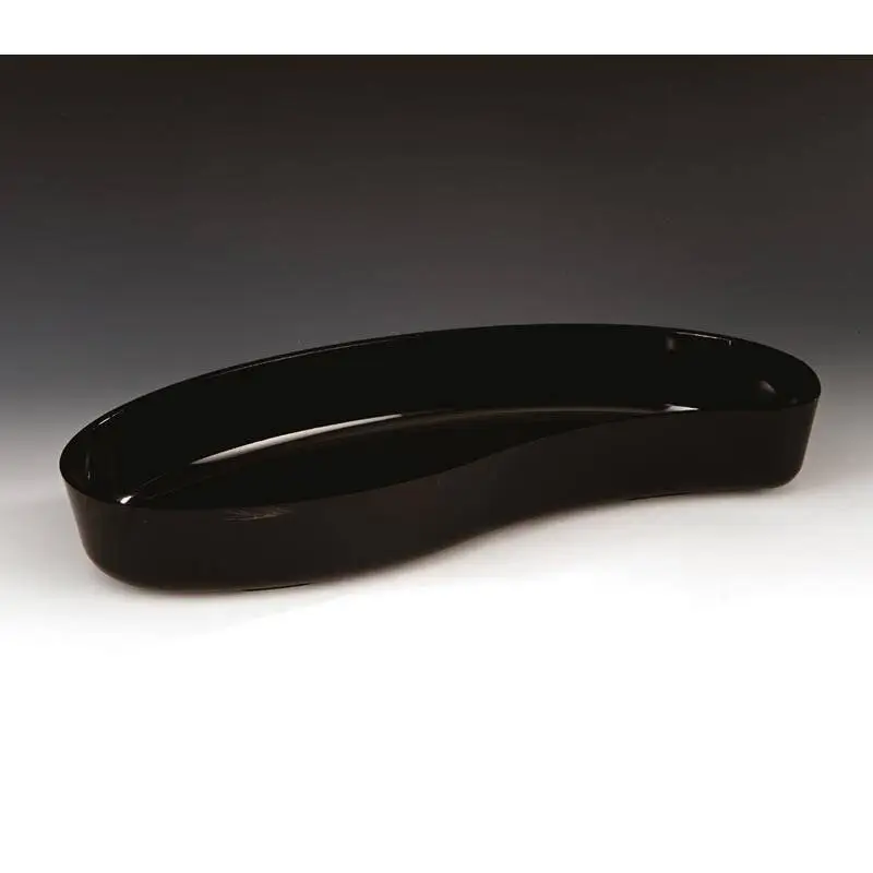 Zicco ZCP-299 Teşhir Tabağı, Damla Model, Polikarbon, Siyah, 45x21x6.5 cm - 1