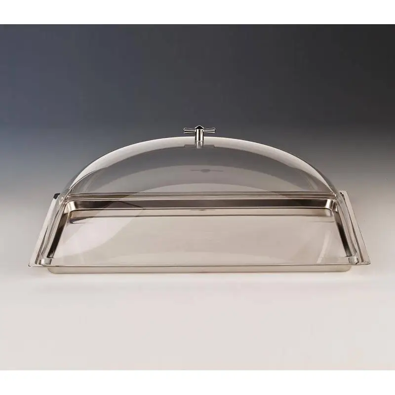 Zicco ZCP-389 Muhafaza Kabı, Çelik Tepsili, Akrilik Kapaklı, GN 1/2, 44x29x18 cm - 1